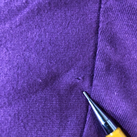 Nike Purple Yellow Swoosh Graphic Logo T Shirt - Picture 5 of 8